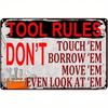 Retro Metal Sign Tin Poster Wall Art Home Decor for Living Room Balcony