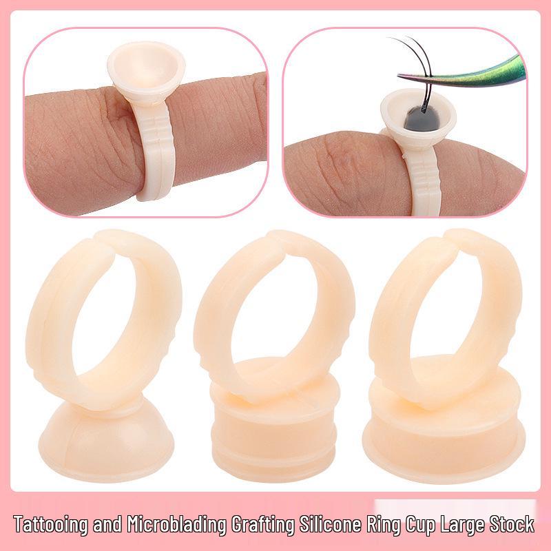 Silicone Ring Cup for Eyelash Extension Glue