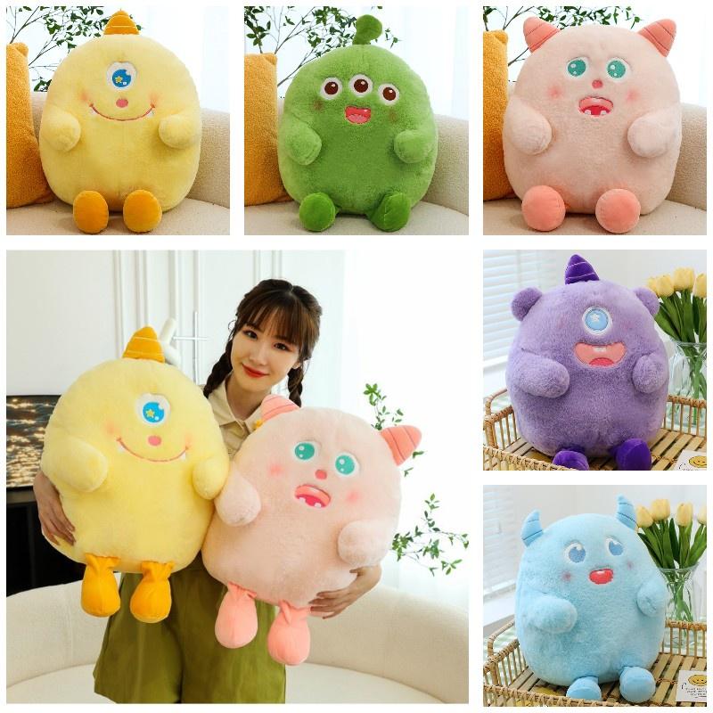 Cute Monster Plush Toy Pillow Soft And Fluffy Office Chair Cushion Gift Wholesale