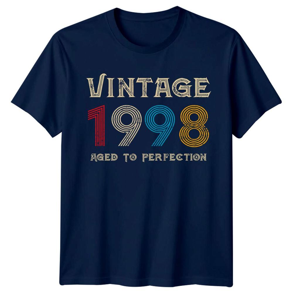 Vintage 1998 Unisexs T Shirt 28th Birthday Gift Aged To Perfection