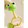 Cartoon Rattle Toy With Rustling Sound Effects ABS Plastic Teething Rattle For Infant Toddler Fine Motor Skill Training