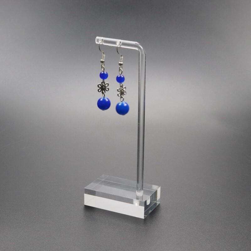 Acrylic Earring Holder Stand - Simple Display for Studs, Dangles, and Jade Jewelry Accessories