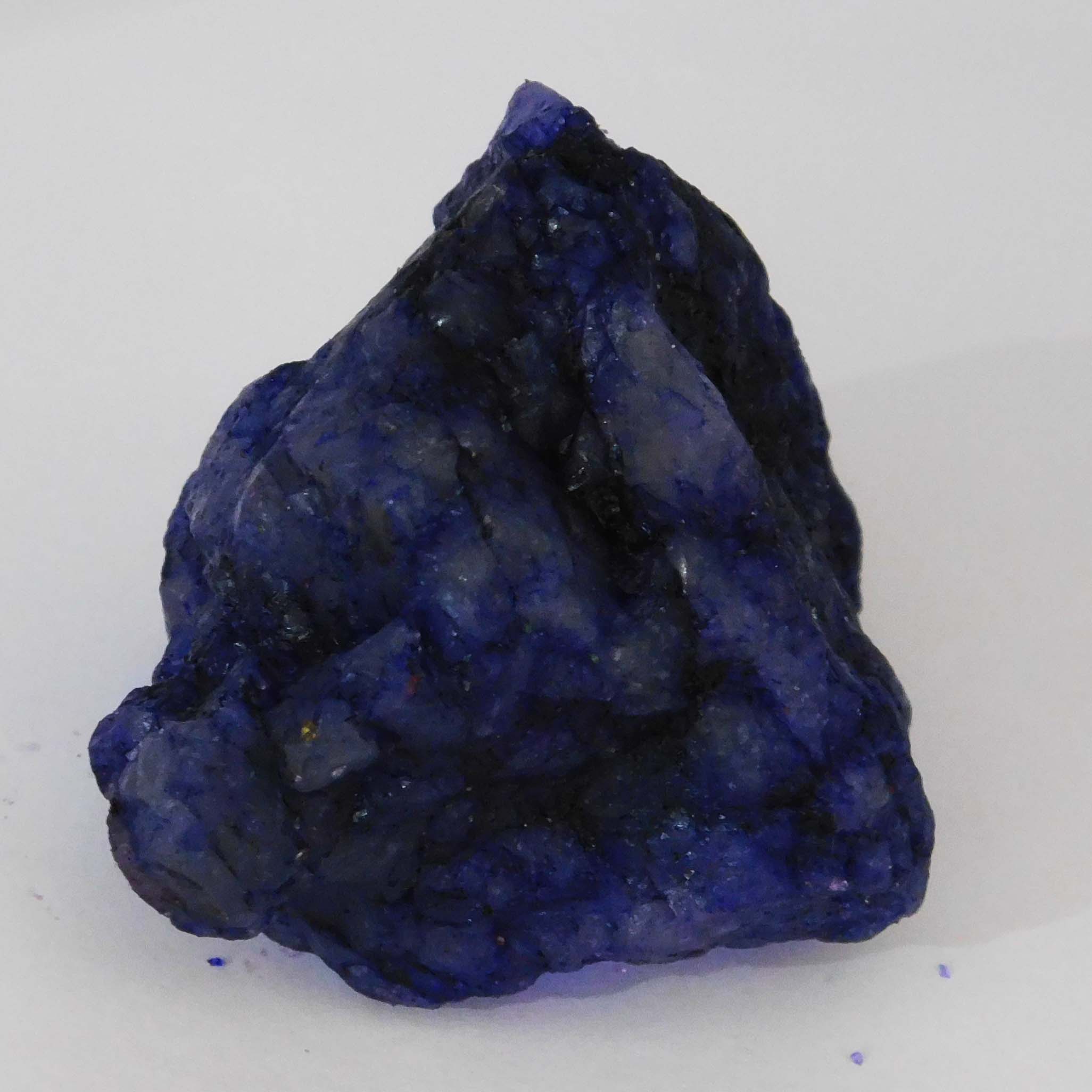 

700 Ct Natural Sapphire Huge Rough Earth Mined CERTIFIED Blue Loose Gemstone AZ-24 55.4 mm approx синій
