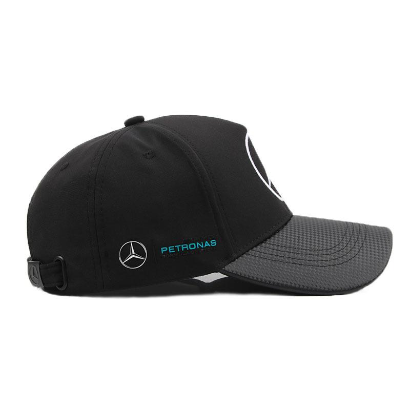Mercedes AMG Racing Men's Baseball Cap Adjustable Sun Hat Official Licensed Breathable Comfortable Black
