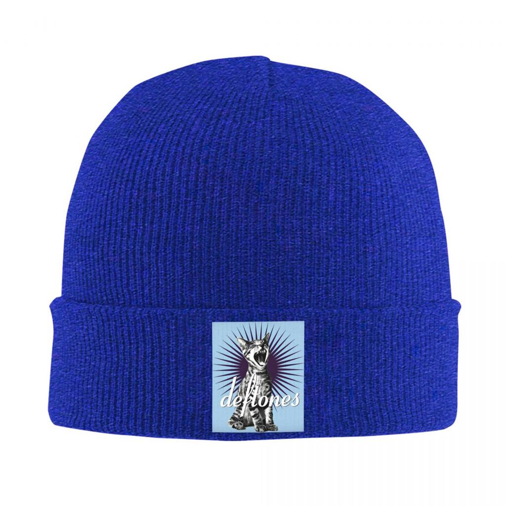 PP Skull Deftone White Ohms Around Warm Knitted Cap Winter Knit Bonnet Hat Skullies Beanies Hip Hop Caps for Unisex
