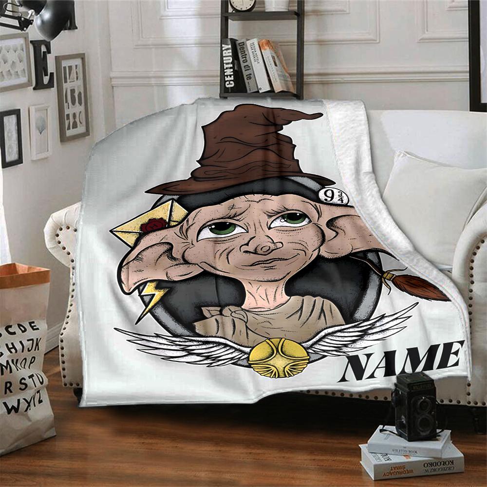 Custom Name "Dark Magic Unleashed" blanket for Couch & Bed, Plush Cozy Fuzzy Blanket Super Soft & Warm Blankets for Fall and Winter. 090888