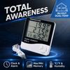 Hanging Desktop Table Clocks LCD Display Dual Temp Digital Humidity Monitor  Indoor Outdoor
