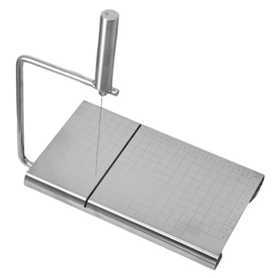 

Cheese Slicer with Stainless Steel Cutting Board And Adjustable Wire Professional Butter Cheese Cutter Multi-Purpose Kitchen Cutter B