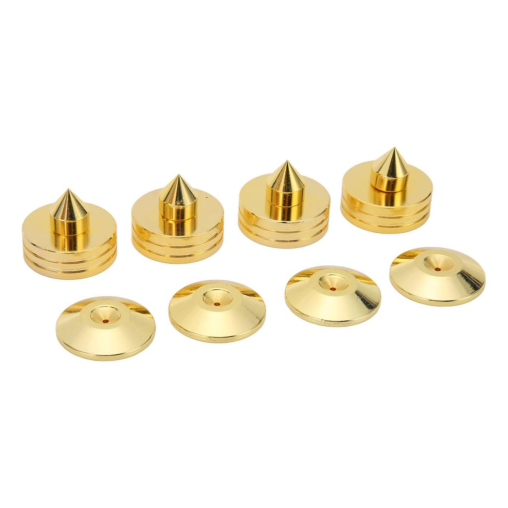 4Set Vârfuri Difuzoare Absorbție Șoc Prevenire Alunecare Aliaj Zinc Vârfuri Difuzoare Protecții Pardoseală pentru Amplificator