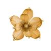 20cm Simulated Christmas Flower Magnolia Glittering Pink Sequins Decorative Flower Christmas Decor Xmas Tree Wreath Accessories