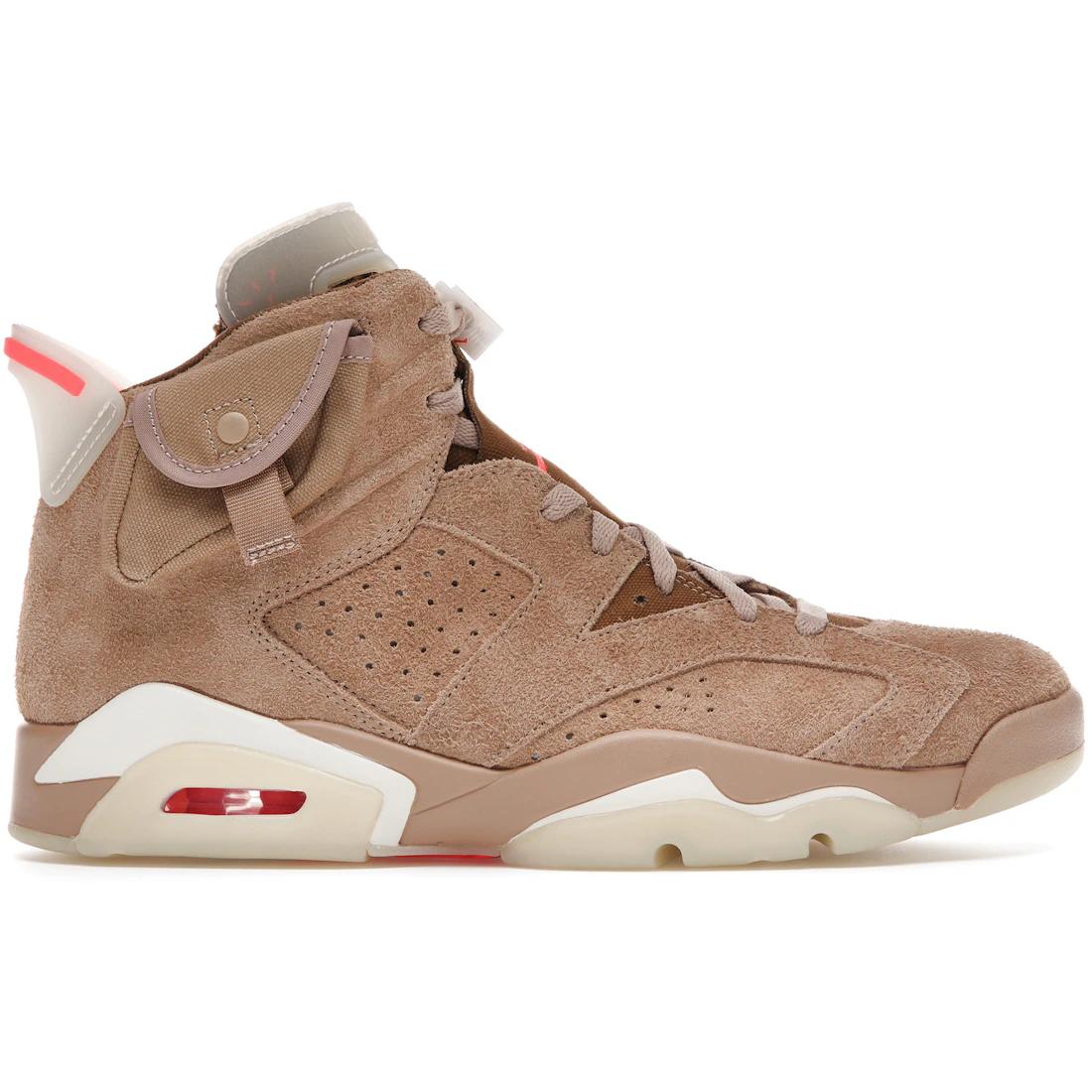 

Кроссовки Jordan 6 Retro Travis Scott British Khaki(ДХ0690-200) 35.5