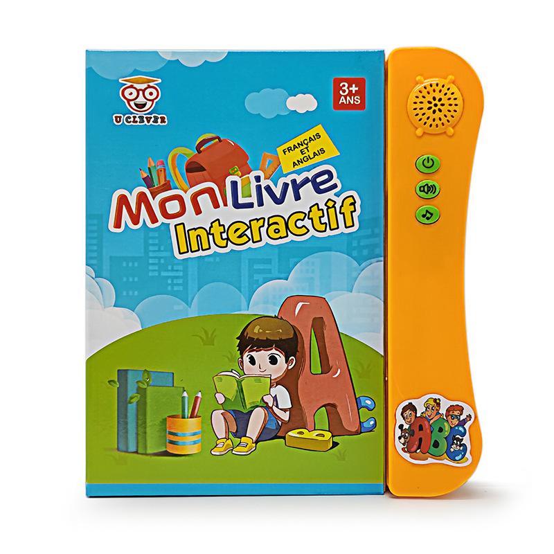

French and English Intelligent Learning Toys Bilingual Finger Reading Children s Voice Book French E-book Early Educational Gift