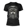 Men's Johnny Cash American Rebel T-shirt Small Black