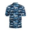 Chemises hawaïennes florales pour hommes Chemises de plage boutonnées à manches courtes