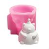 D Bear Animal Statue Silicone Molds for Handmade Soap Concrete Clay Silicone Molds Epoxy Resin Molds X3UC