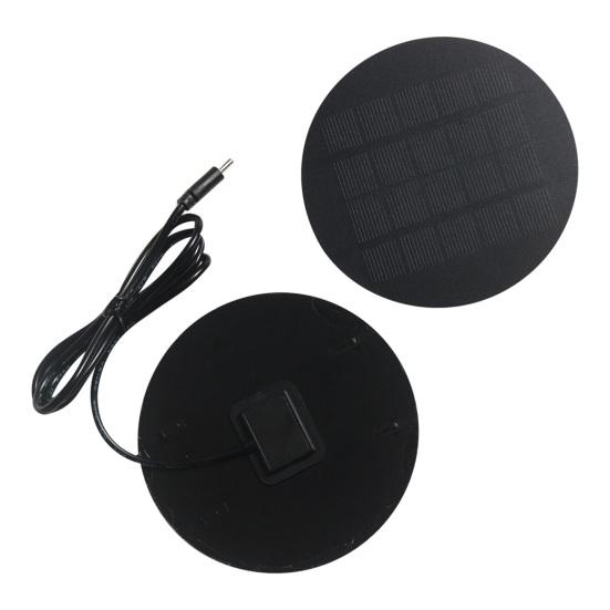 1.2W 5V Solar Panel Portable Lightweight Type-C Motorized Blinds Windows Phone Light 3.7V-5V Electronics Device USB Solar Charger Board