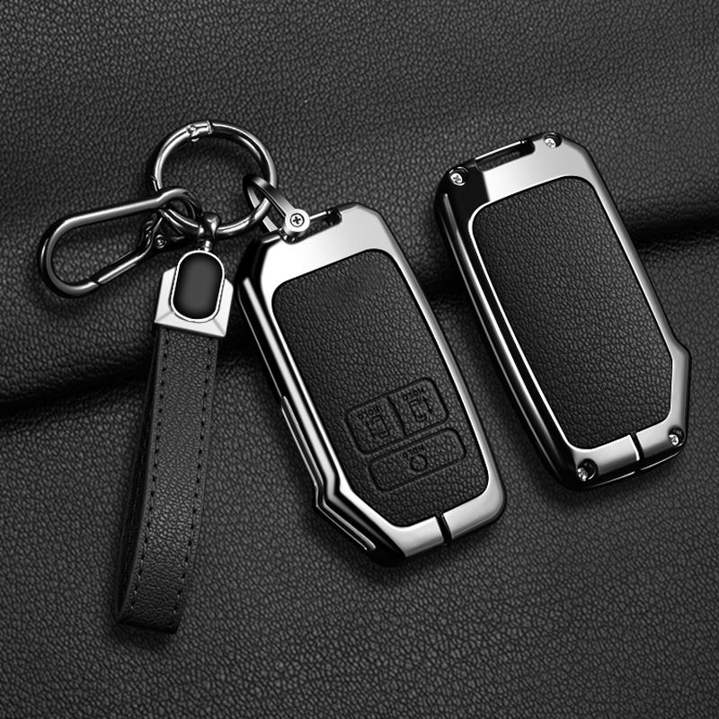 7-button zinc alloy car key case, suitable for Kia K5 K3 K4 Sportage Carnival Sedona car key protection case keychain accessorie
