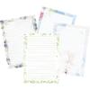 52 Lined Writing Stationery Paper, Beautiful Designs for Writing Letter, Notes, Invitations, Craft, 4 Different Style (11.7 x 8.26")