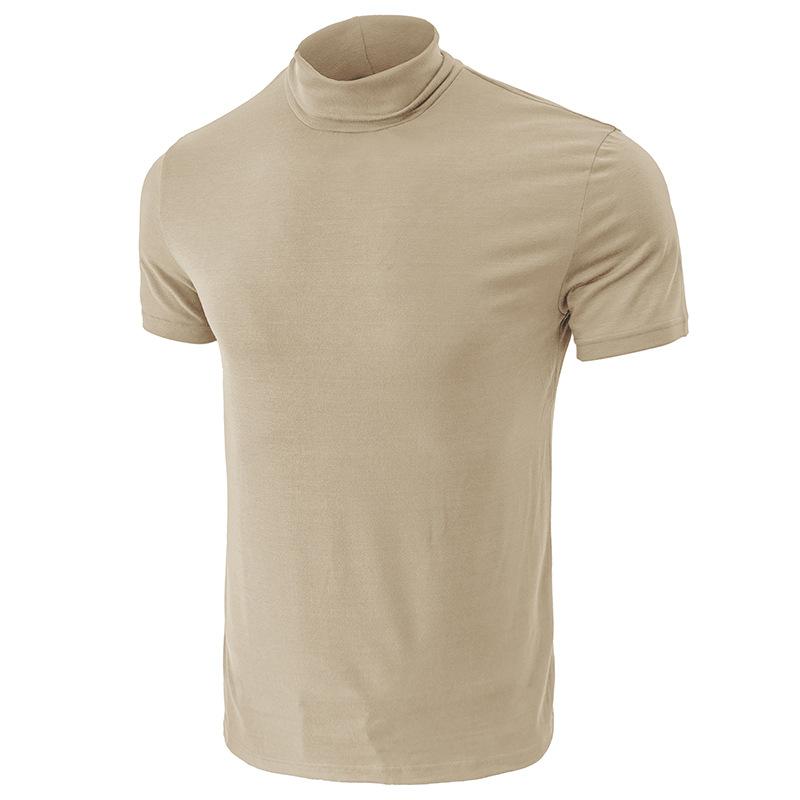 Men’s Short Sleeve Mock Neck T-Shirt