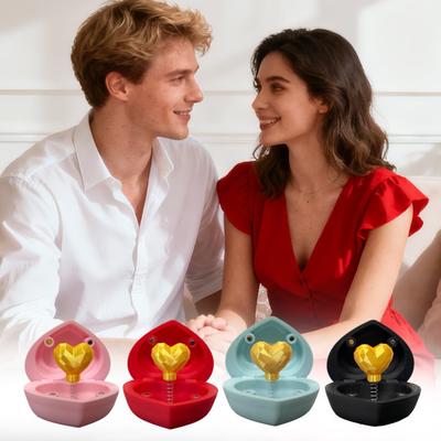 Heart Shaped Gift Box Novelty Ring Box with Hearts Magical Surprise And Playful Ring Holder Valentine's Day Birthday Holiday Gifts