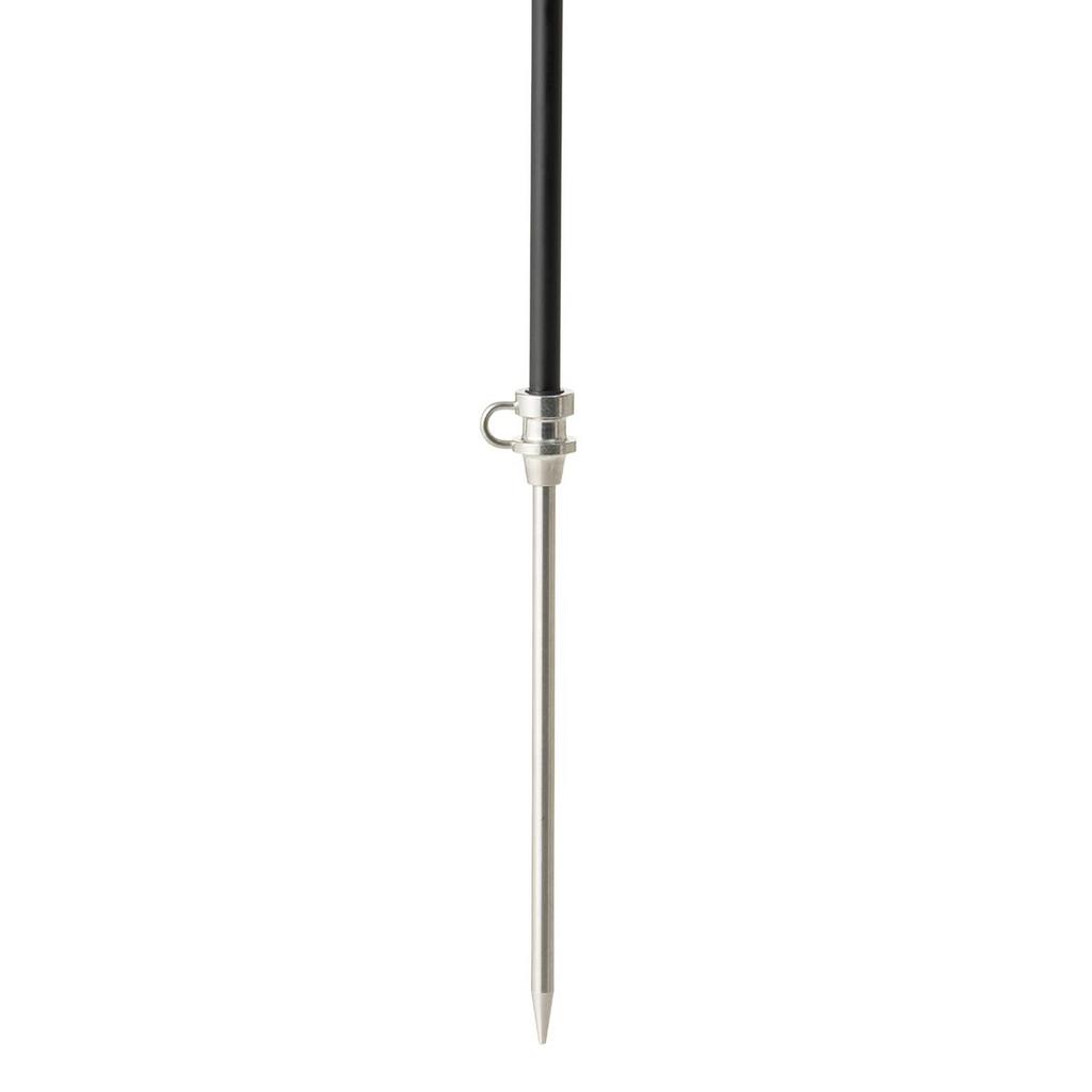 LOGOS Earth Stick Lantern Pole 71905004, Black, Approx. 15cm Wide X 2.5cm Deep X 141cm High