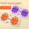 Portable Plastic Foot Acupressures Massagers Magnetic Foot Massage Roller Multiple Pressure Beads For Pains Relief