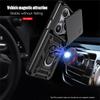 KEYSION Shockproof Case for Huawei Pura 80 Ultra Slide Camera Lens Protection Ring Stand Phone Cover for Huawei Pura 80 80 Pro