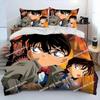 Detective C-Conan Cartoon Bedding Set Printed Bed Set With Pillowcase Bed Duvet Cover Soft Single Double Queen Super King Size