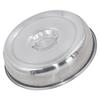 Stainless Steel Food Dome Cover with Ergonomic Handle for Cooking Grilling Serving Keeping Heat Oil Splash Prevention Household