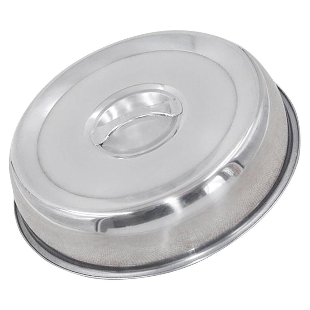Stainless Steel Food Dome Cover with Ergonomic Handle for Cooking Grilling Serving Keeping Heat Oil Splash Prevention Household