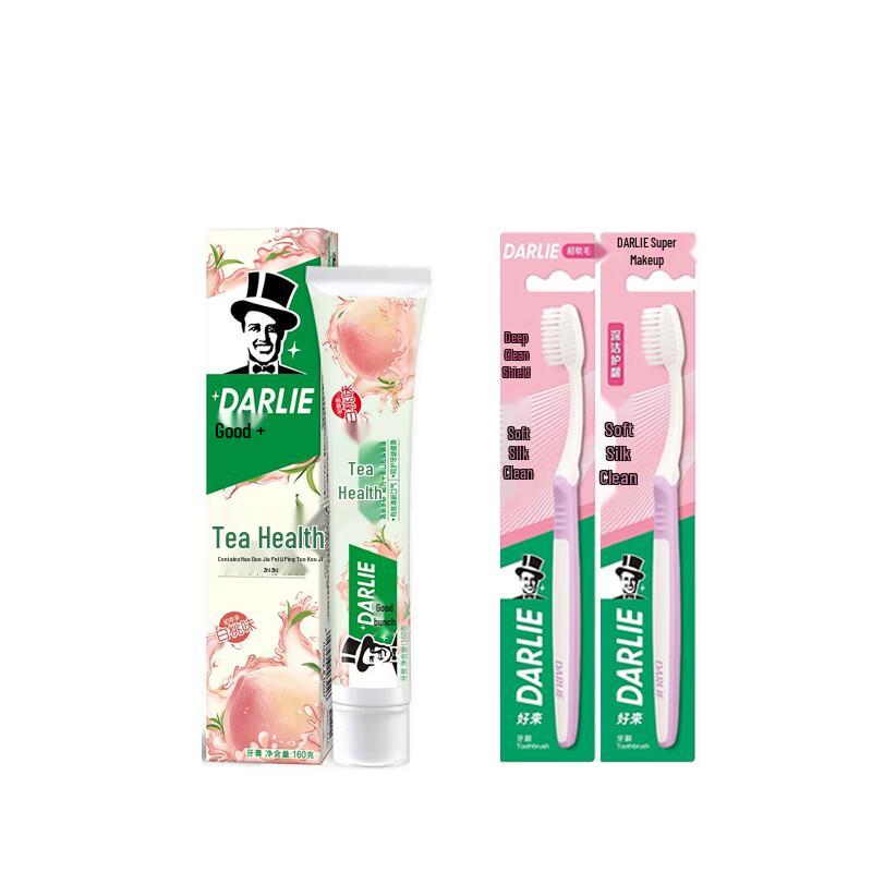 

Darlie Teathink White Peach Tea Whitening Toothpaste Set