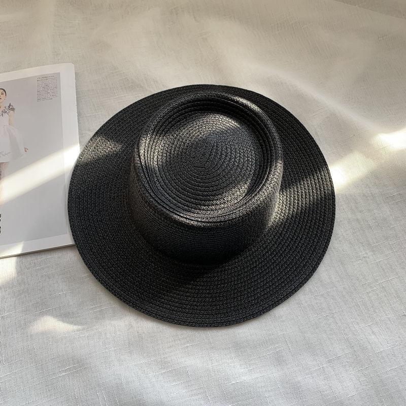 Spring and Summer New Light Board Straw Hat Men's Outdoor Leisure Versatile Sun Hat Children Travel Vacation Beach Hat