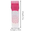 Hair Dye Bottle Shampoo Hair Coloring Dyestuff Applicator Bottle With Comb Teeth