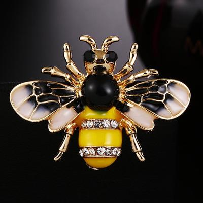 Bees Brooch Rhinestone Animal Brooches for Women And Men, Accessories Wedding, Bridesmaid,
