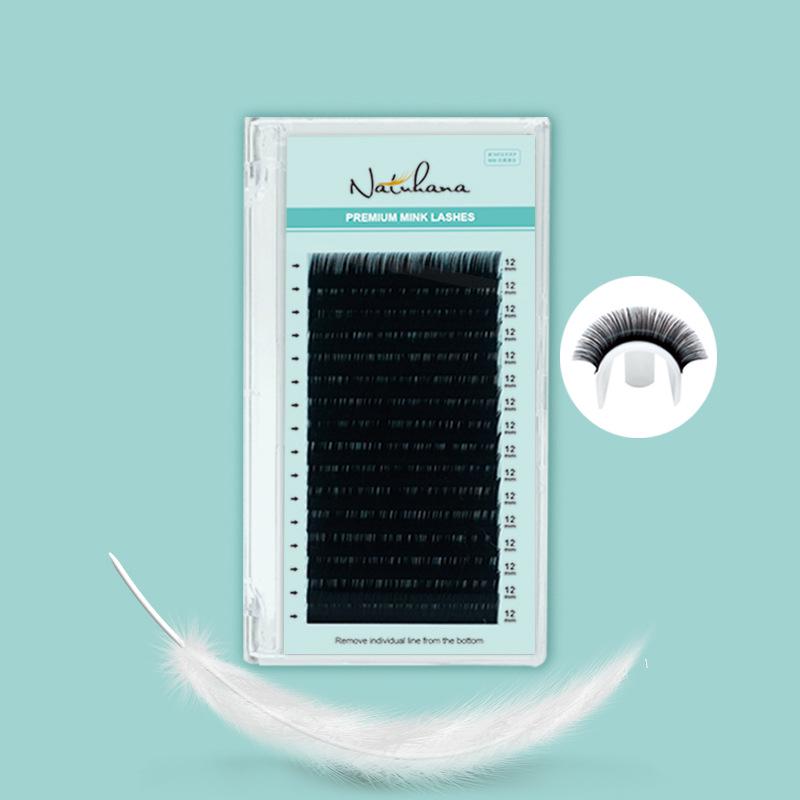 NATUHANA Silk Protein Mink-Like Soft Round False Eyelashes