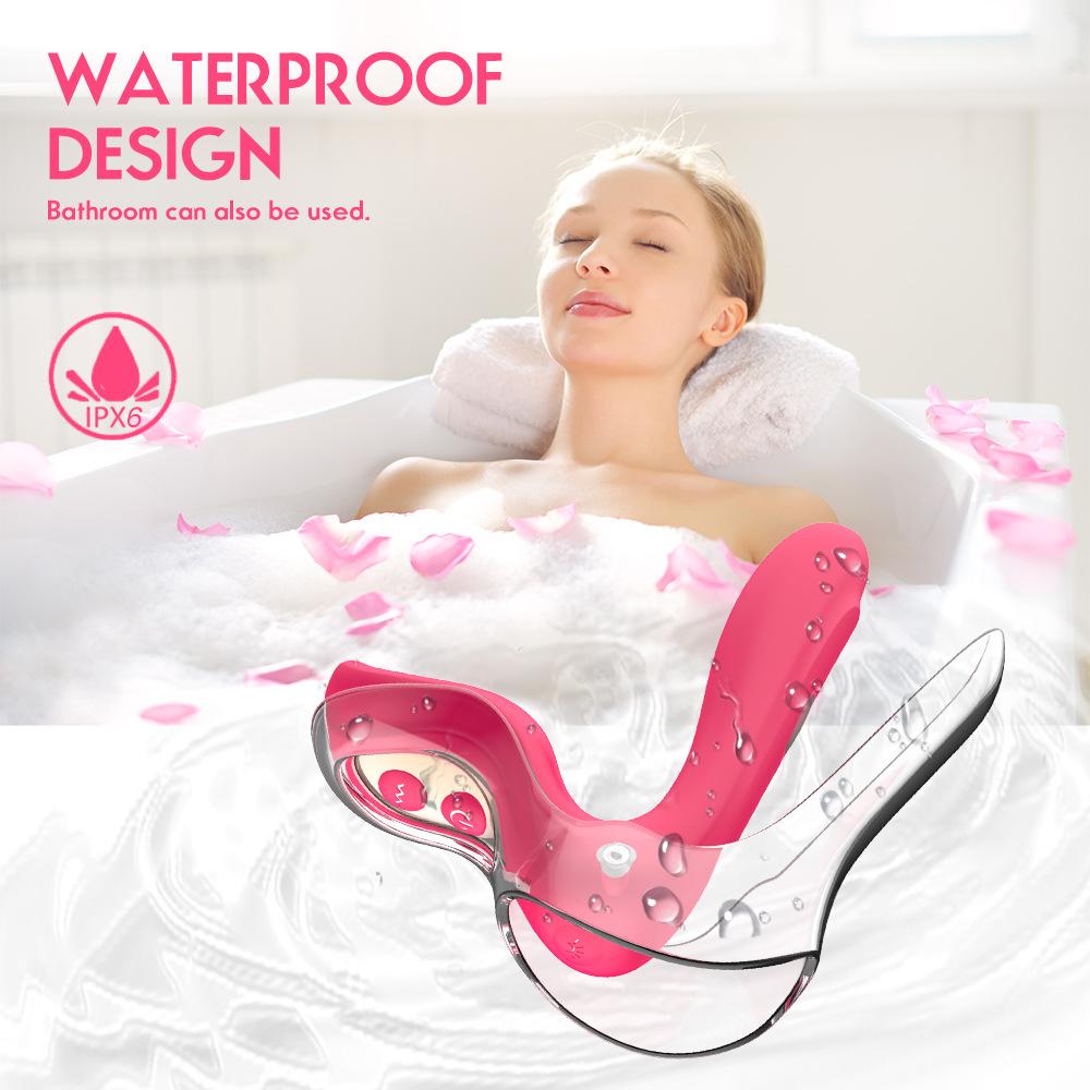 2 In 1 Sucking & Vibrating Clit Stimulator | Breast Tickle Patting Adult Toy for Women