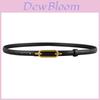 Leather Womens Casual Belt For Denim Jeans With Alloy Buckle For Daily Wear
