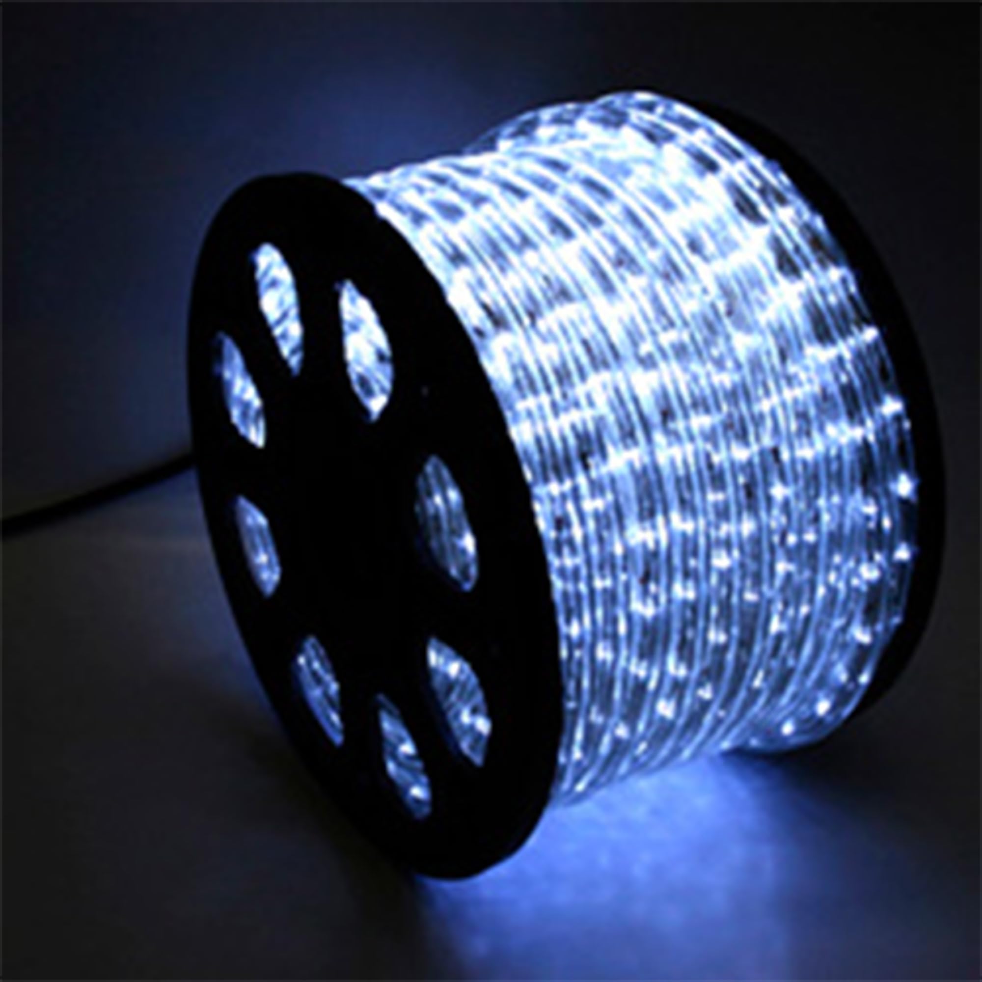 

Водонепроникна світлодіодна стрічка, 10 м, 300 світлодіодів, IP65, висока яскравість, водонепроникний блок живлення в комплекті, 2-жильна, діаметр 10 мм, з можливістю з єднання та різання,