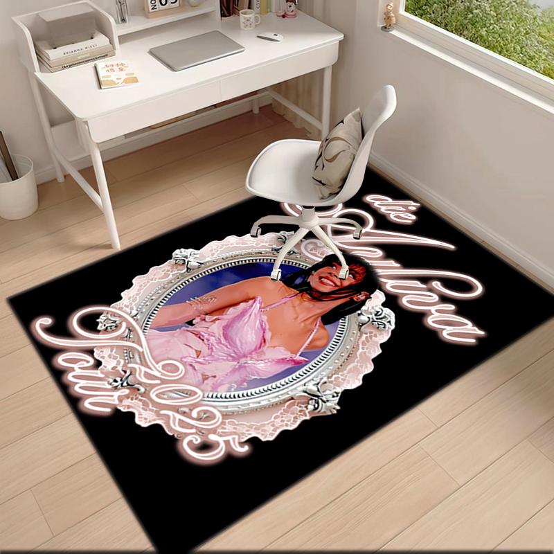 1pc Ayliva, the sweet singer Carpet Rug for Living Room Bedroom Home Sofa Decoration,Kids play Non-slip Floor Mat