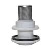 2Pc Kit garden water connectors with ID 32mm 1'' stainless steel filter screen OD 42mm drilling ID 1'' water tank joint flange