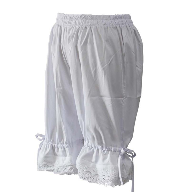 Okouzlující letní móda Dámské retro palácový styl Elastický pas Krajka Ležérní Volné Pohodlné Středně dlouhé kalhoty