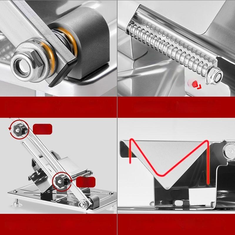 GIANXI Mutton Roll Slicer Home Machine Stainless Steel Meat Slicer Frozen Meat Quick Slice For Barbecue Hot Pot Cooking