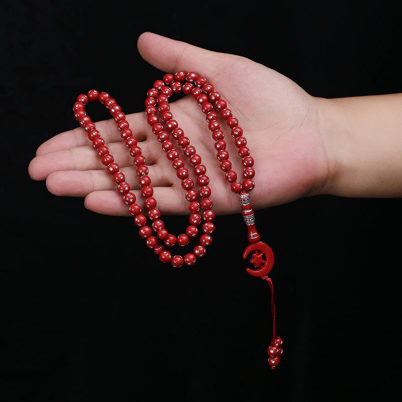 Middle Eastern Style Islamic Prayer Beads: 99-Bead Rosary Bracelet