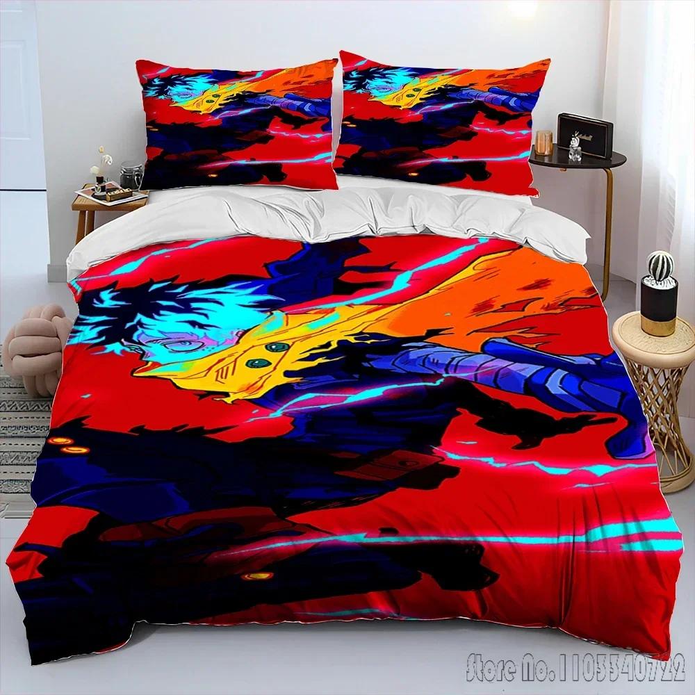 My Hero Academia Anime Tegneserie Dynetrekksett HD Dynetrekk for Barn Sengetøy Sengetøy Soveromsdekor