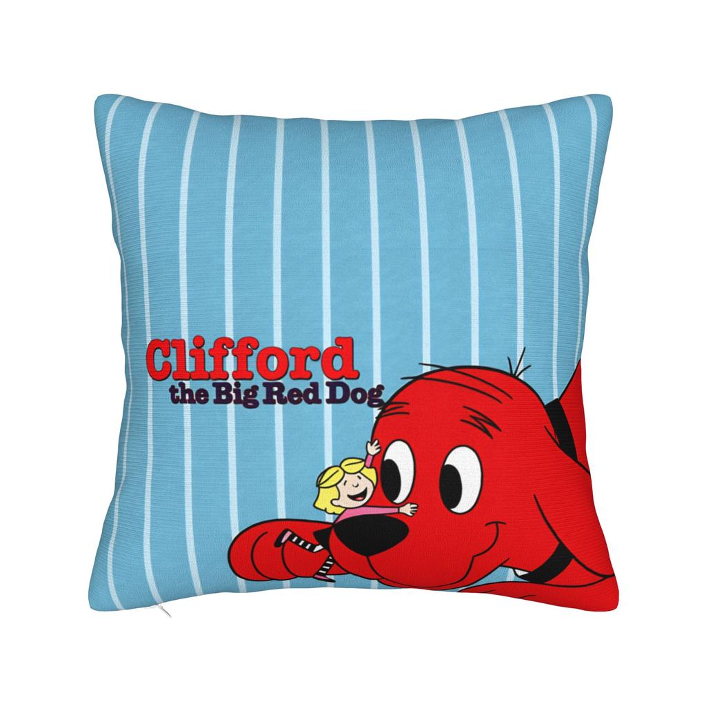 Cliffords the Big Red Dog Pillow Cover  Fashion Pillow Case For Sofa Bedroom Home Decor Design Pillowcases Gift