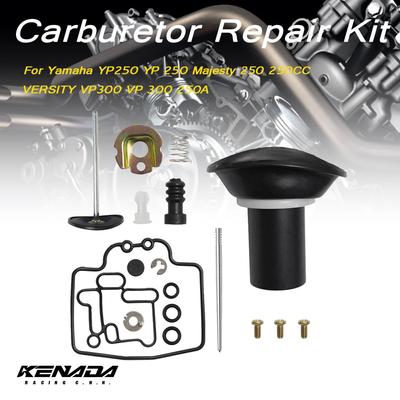 Carburetor Repair Kit for Yamaha YP250/YPMajesty 250/Versity 300 Motorcycles