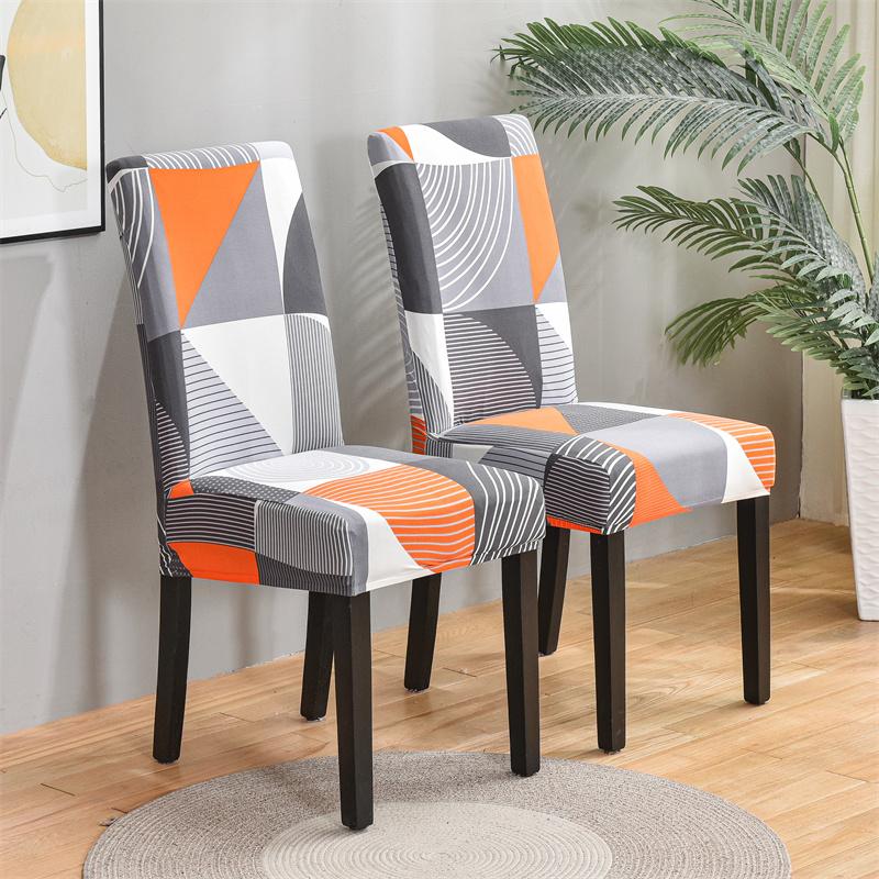 Chair Covers Set Of 1/2/4/6 Pcs, Parson Chair Slipcovers For Dining Room, Removable Kitchen Chair Cover For El And Ceremony