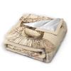 Soft Warm BlanketKids Adult Camping Border Painting Art Bear Throw Blanket  Flannel Bedspread For Bedroom Novelty Sofa Bed Cover