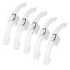 5 Set Cabinet Lock Handle Arched Push Button Pull Handle High Strength for RV Yacht Caravan