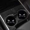 Car Drink Coaster Anti-Slip Cup Holder Mat Creative Car Cup Holder Insert Coaster Cool Car Interior Accessories Car Decor